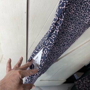 Talbots Pink and Navy sleeveless dress